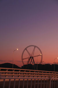 Twilight ferris wheel