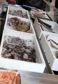 Close-up of food for sale in store