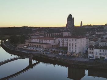 Buildings in water