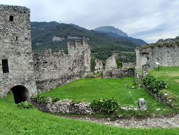 View of old building against sky