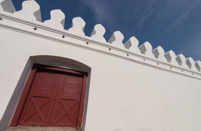 Low angle view of building against sky