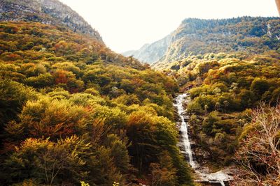 Scenic view of mountains