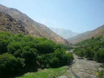 Scenic view of mountains