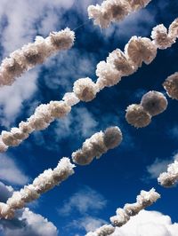 Low angle view of cloudy sky