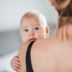 Portrait of cute baby boy