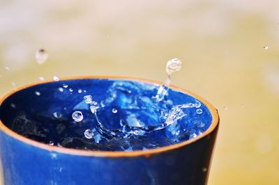 Close-up of water drop