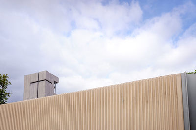 Low angle view of building against sky