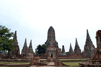 View of temple against clear sky