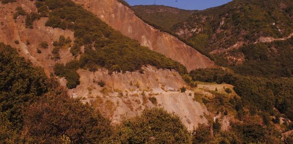 Scenic view of mountains