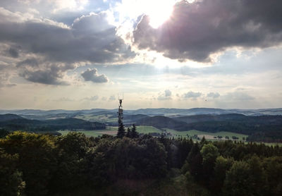 Scenic view of landscape against sky