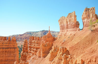 Scenic view of rock formations at bryce canyon national park