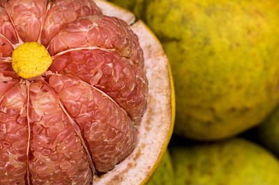 Close-up of orange fruit in market