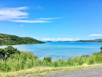 Scenic blue cove