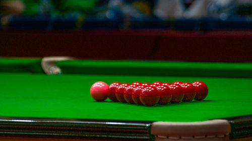 Close-up of ball on table