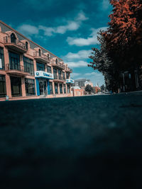 Low angle view of building against sky