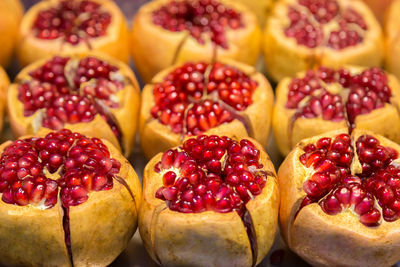 Full frame shot of strawberries