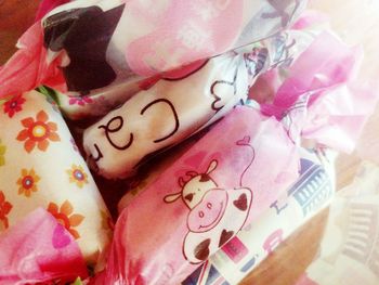 Close-up of carving on wall