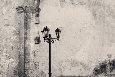 Low angle view of street light