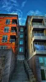 Low angle view of building against sky