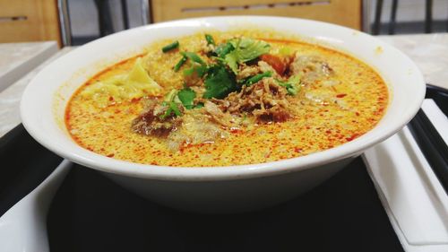 Close-up of food in bowl