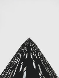 Low angle view of building against clear sky