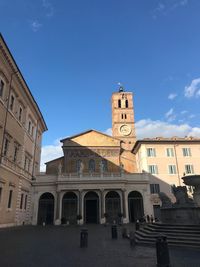 View of historic building against sky in city