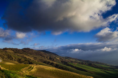 Scenic view of landscape against sky