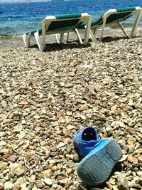 Pebbles on beach