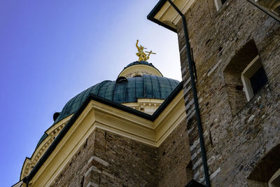 Low angle view of building against sky