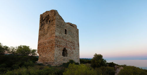 Castle against clear sky