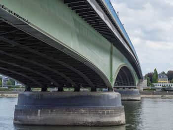 The city of bonn at the river rhine in germany