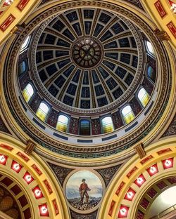 Low angle view of ceiling