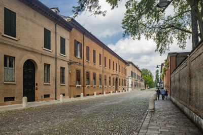 People walking on street