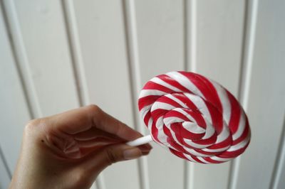 Close-up of red balloon