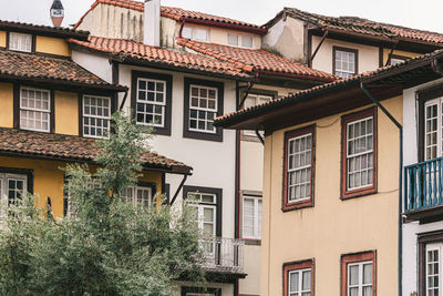 Low angle view of residential building