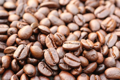 Full frame shot of coffee beans