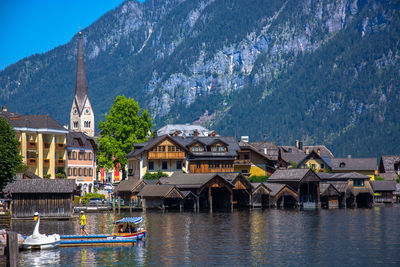 Buildings at waterfront