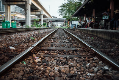 View of railroad track