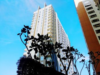 Low angle view of modern building