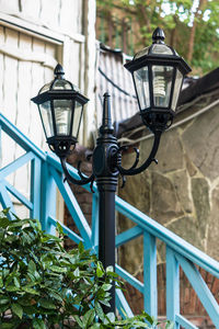 Close-up of street light