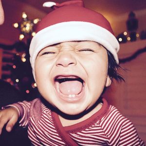 Close-up portrait of baby boy