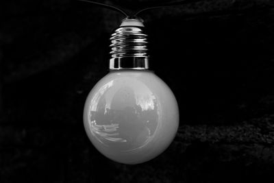 Close-up of light bulb