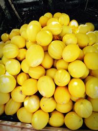 Full frame shot of fruits for sale