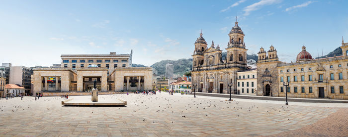 View of historic building against sky