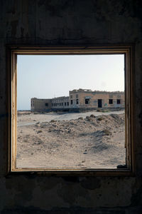 View of old building