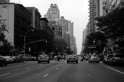 City street at night