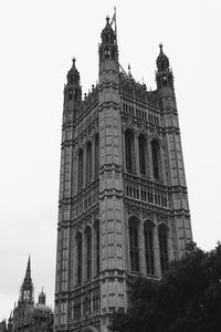 Low angle view of historic building against sky