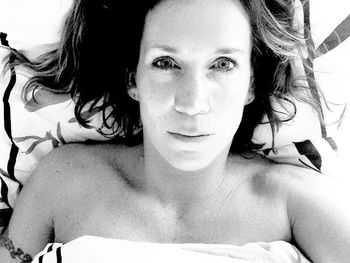 Portrait of young woman