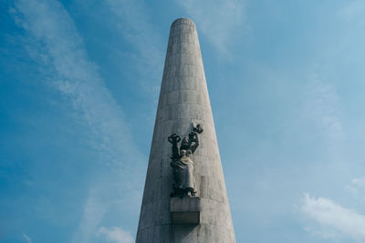 Low angle view of statue