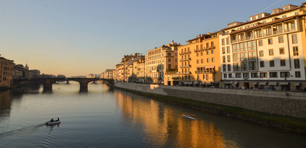 View of bridge over river